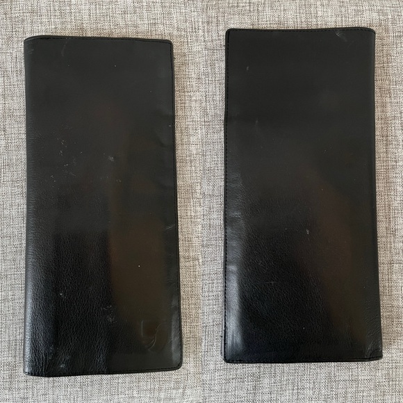 SEABOURN CRUISE Black Leather Travel Wallet Bi-Fold Vacation Business Unisex - Picture 3 of 17